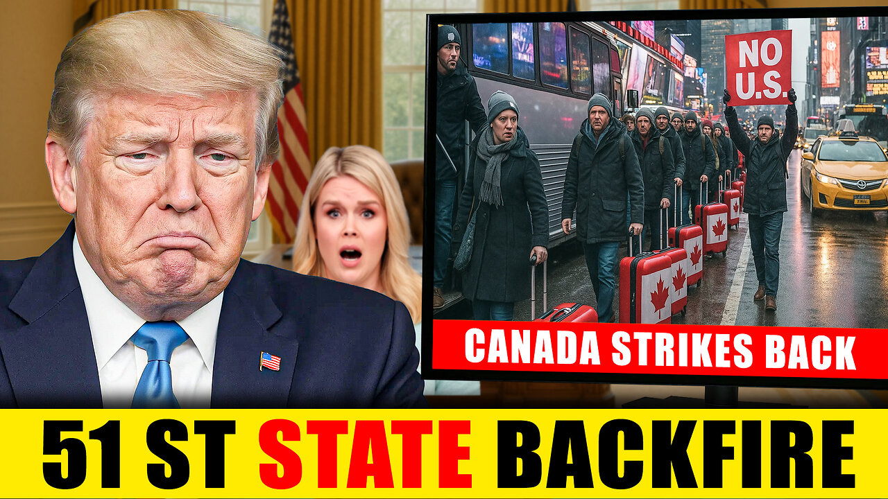 Trump's 51st State OBSESSION Just Backfired - Canadians Answer With a Boycott of U.S. Goods