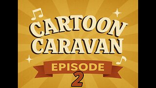 3V-TV VINTAGE TELEVISION - CARTOON CARAVAN #2