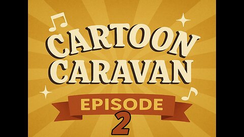 3V-TV VINTAGE TELEVISION - CARTOON CARAVAN #2
