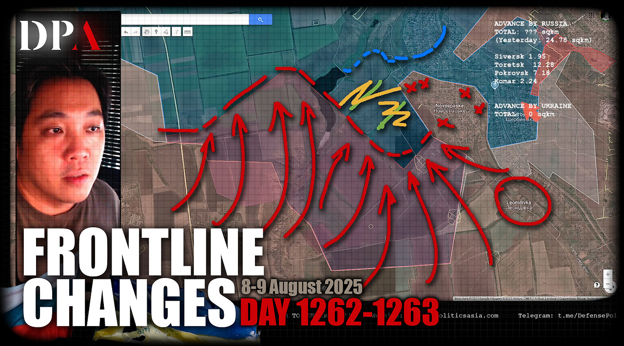 [ Ukraine Frontline Changes ] RUSSIAN UPPERCUT north of Myrnohrad; Massive collapse at Toretsk Front