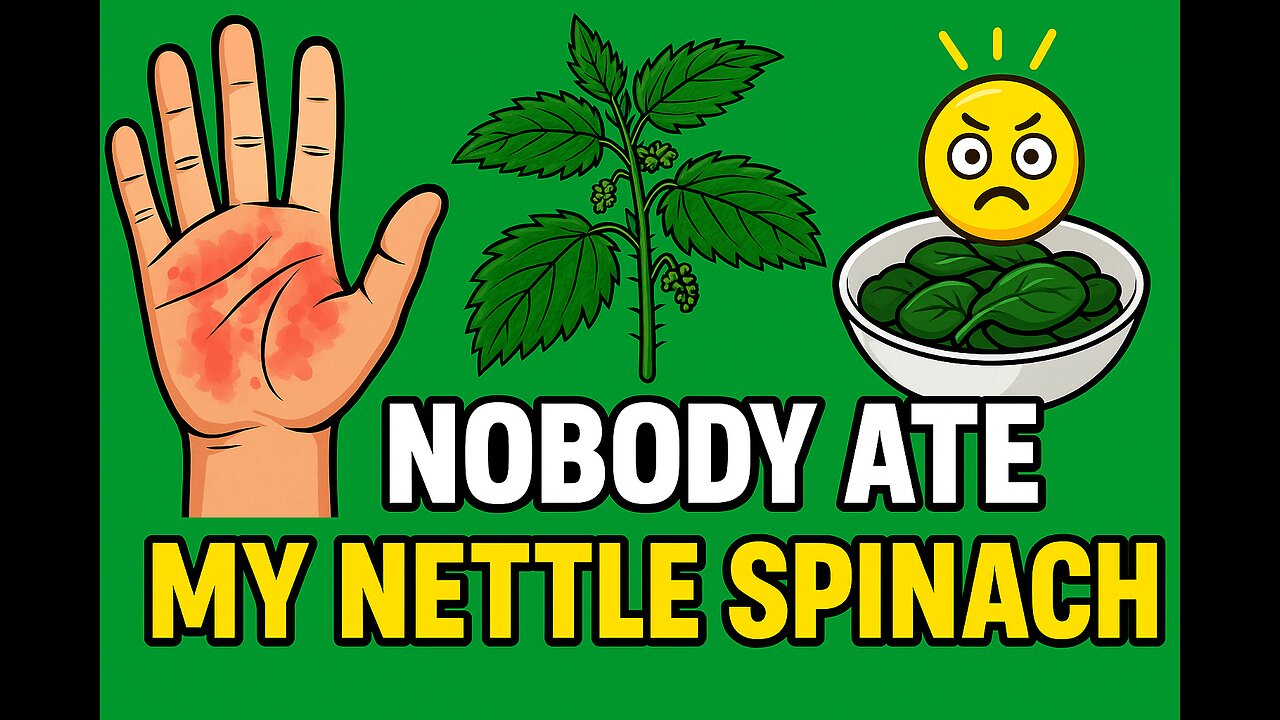 Nobody Ate My Nettle Spinach 😂 #comedyshorts