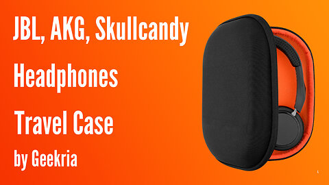 JBL, AKG, Skullcandy Over-Ear Headphones Travel Case, Hard Shell Headset Carrying Case | Geekria