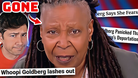 Whoopi Goldberg Is Getting DEPORTED! At Least In Her Own Delusional Mind!