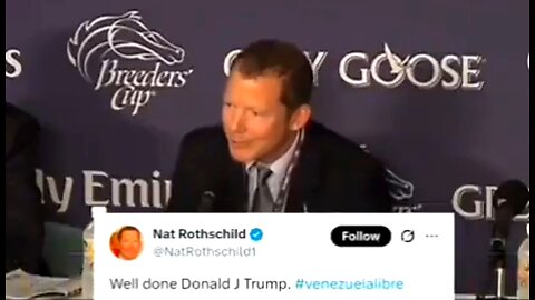 NAT ROTHSCHILD POSTS ON X PRAISING THE REMOVAL OF MADURO FROM POWER IN VENEZUELA ✡️