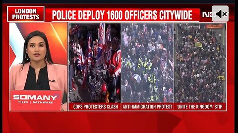 Tommy Robinson Leads Over 1 Lakh In Anti-Immigration Protest In London