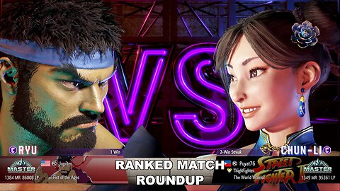 Kuya Kalbo SF6 Ranked Roundup. Chun Li Master Rank [Hori Fight Stick]