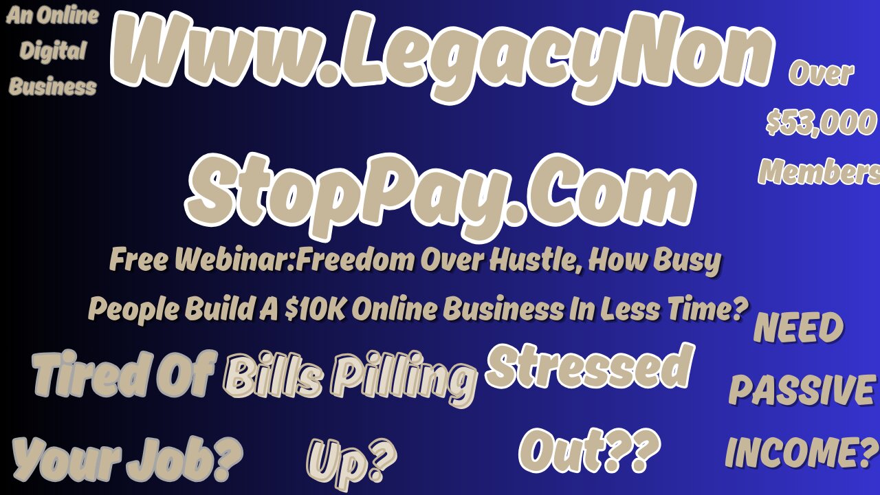 Webinar:Freedom Over Hustle:How Busy People Build A $10K Online Business In Less Time!