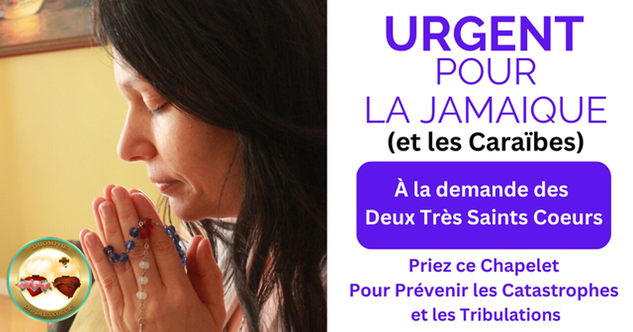 URGENT MESSAGE POUR LA JAMAIQUE du 28 octobre 2025 des Deux Saints Coeurs reçu par Mélanie Dupuis