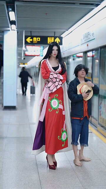 One Piece Cosplay in Public! | Boa Hancock & Luffy Caught on Camera