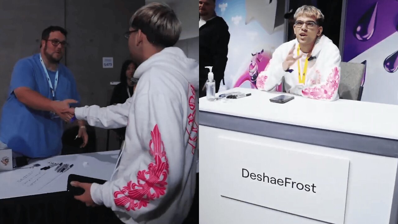 Twitch Staff Think N3on Is Deshae Frost at TwitchCon 2025