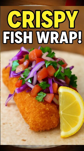 Crispy Fish Wrap Recipe the Internet Doesn’t Want You to Miss! 🐟🔥