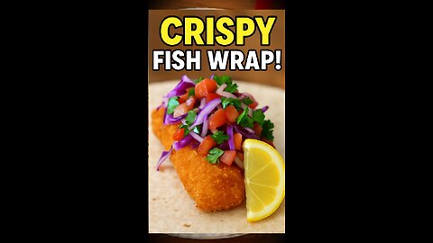 Crispy Fish Wrap Recipe the Internet Doesn’t Want You to Miss! 🐟🔥