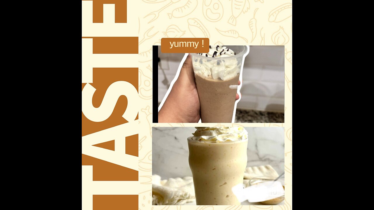 Peanut butter frappe!!
