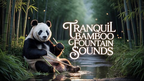 Tranquil Bamboo Fountain Sounds