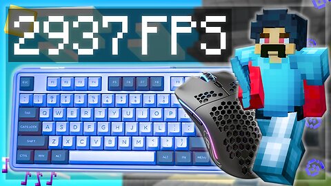 3000fps Sweaty Bedwars ASMR Keyboard + Mouse Sounds | HYPIXEL BEDWARS