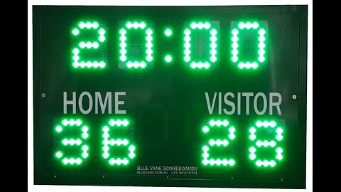 Rugby Scoreboards by Blue Vane: Bringing Clarity and Excitement to Every Match