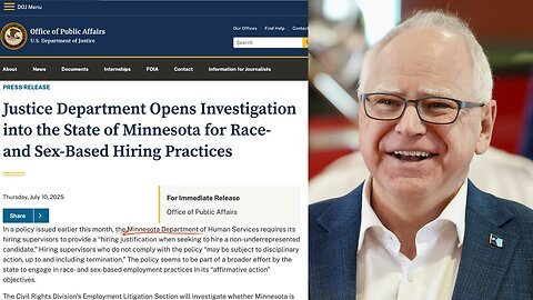 BREAKING: Minnesota DHS Used DEI Hiring Policies in Offices Responsible for Fraud Oversight