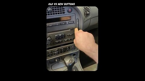 Old Vs New Car Buttons