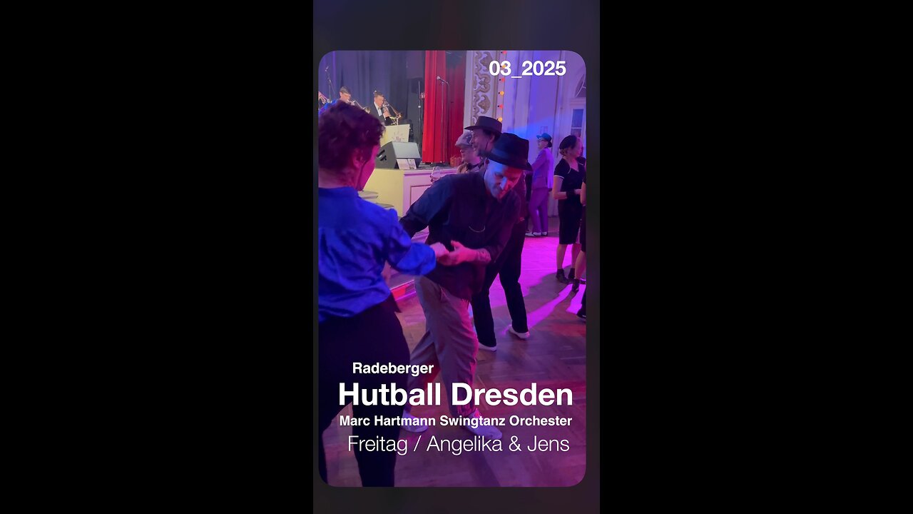 All Of Me 🎙 Marc Hartmann Tanzorchester . Angie & Jens LindyHop . Hutball 2025 @ Parkhotel Dresden