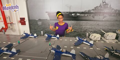 AIRPLANES, HELICOPTERS & SHIPS! _ Meekah’s Adventure on the Intrepid! Blippi and Meekah Kids TV