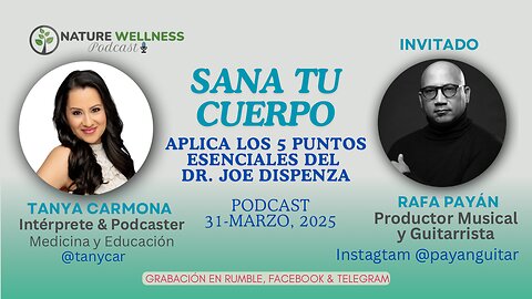 5 PUNTOS ESENCIALES DEL DR. JOE DISPENZA. RAFA PAYÁN, INVITADO