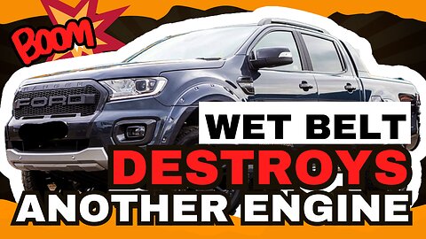 🚨 DESTROYED ENGINE 🚨 On a 2021 Ford Ranger, Wet Belt Catastrophe at 109K Miles! - The Car Edition