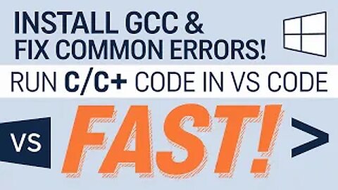 Fix GCC Error and Run C Programs Like a Pro in VS Code on Windows!