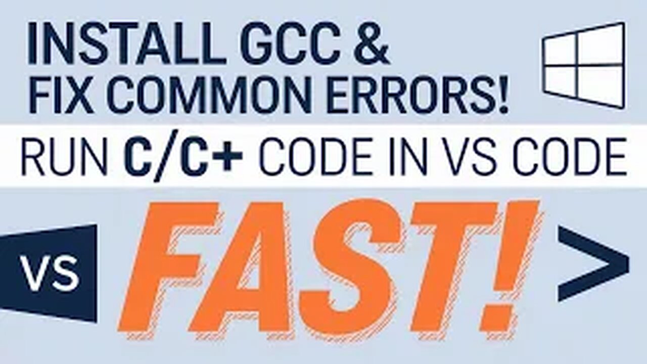 Fix GCC Error and Run C Programs Like a Pro in VS Code on Windows!
