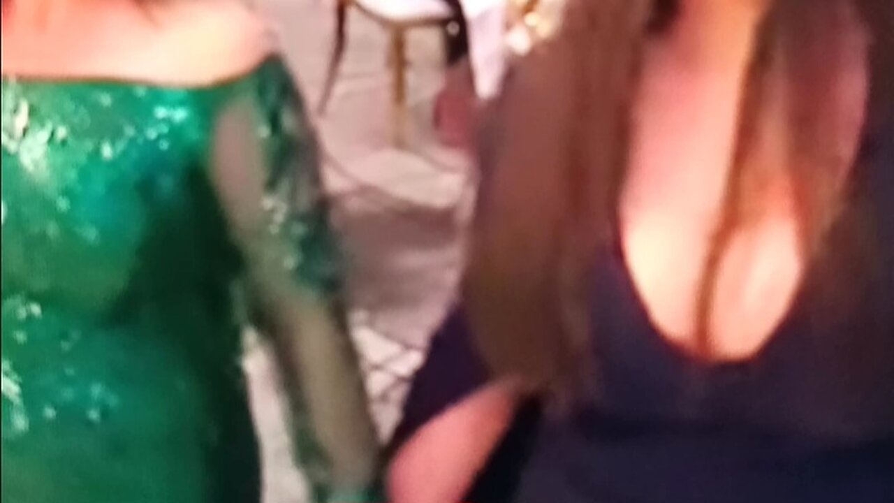 Bounce a thon in a black dress