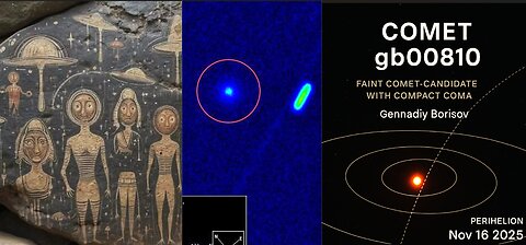 SURPRISE NEW "COMET" APPEARS OUT OF NOWHERE BETWEEN EARTH & COMET 3I ATLAS! ANCIENT ALIEN ROCK ART!