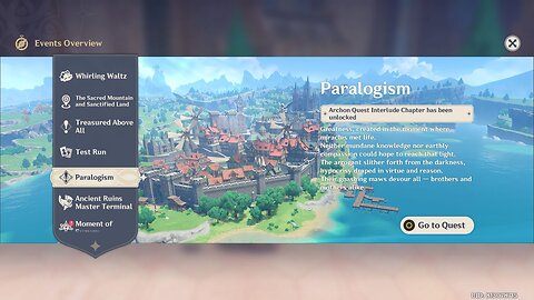 Paralogism Archon Quest - Genshin Impact - Version 5.6 EN