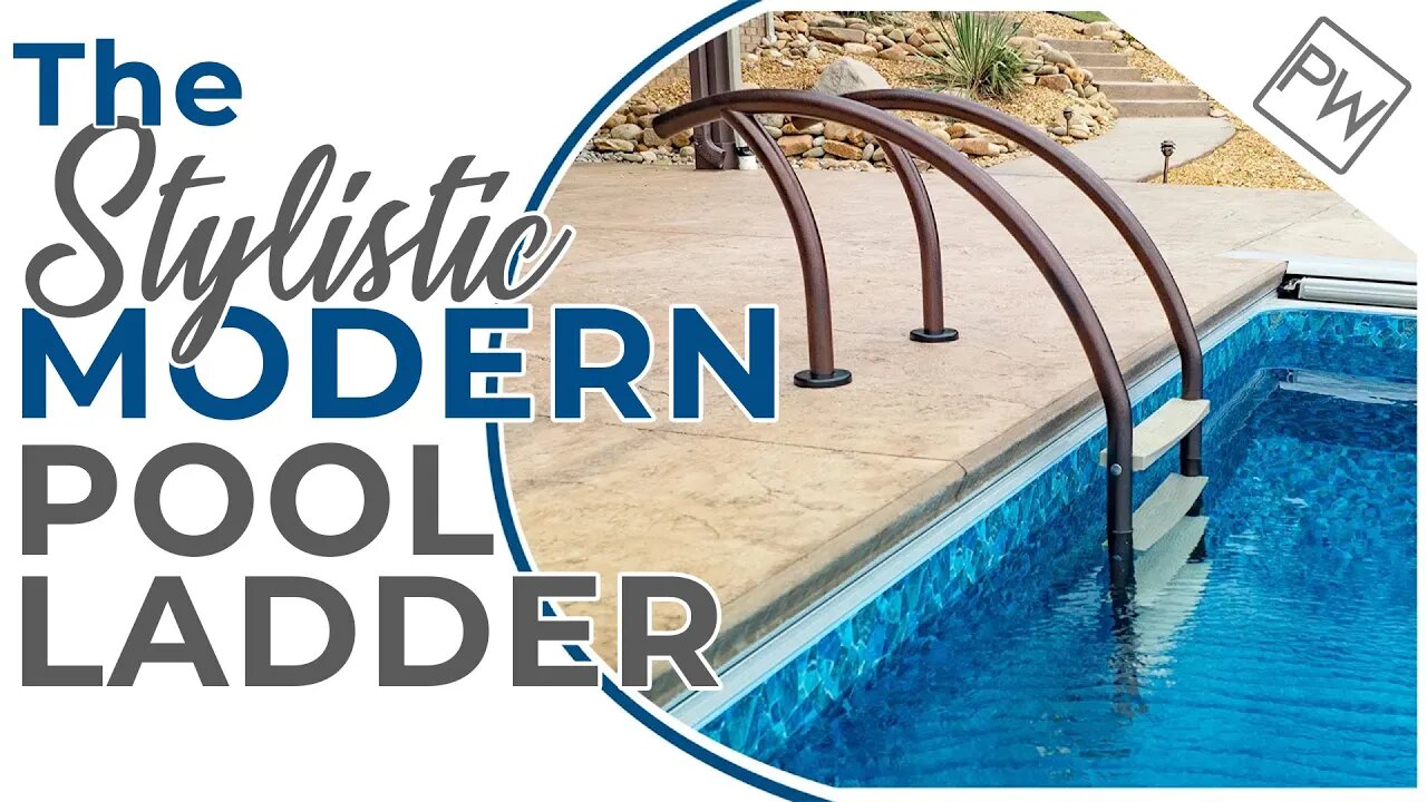 The Stylistic Modern Global Pool Ladder | Pool Warehouse