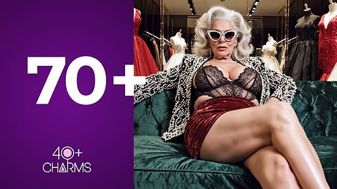 Timeless Seduction: Fashion for the Fearless 70+ Woman 💕 💄 Natural Older Women over 70+