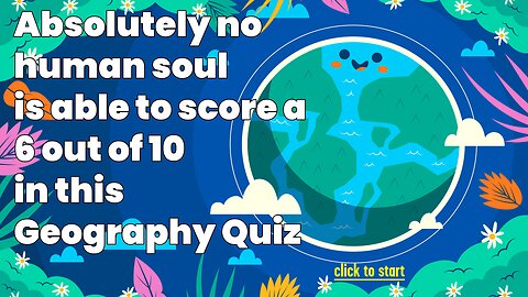Challenging Geography Quiz