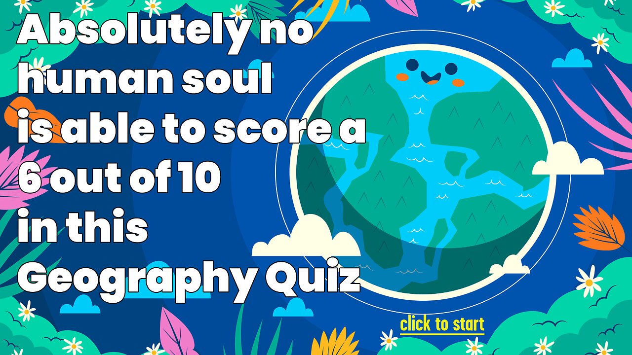 Challenging Geography Quiz