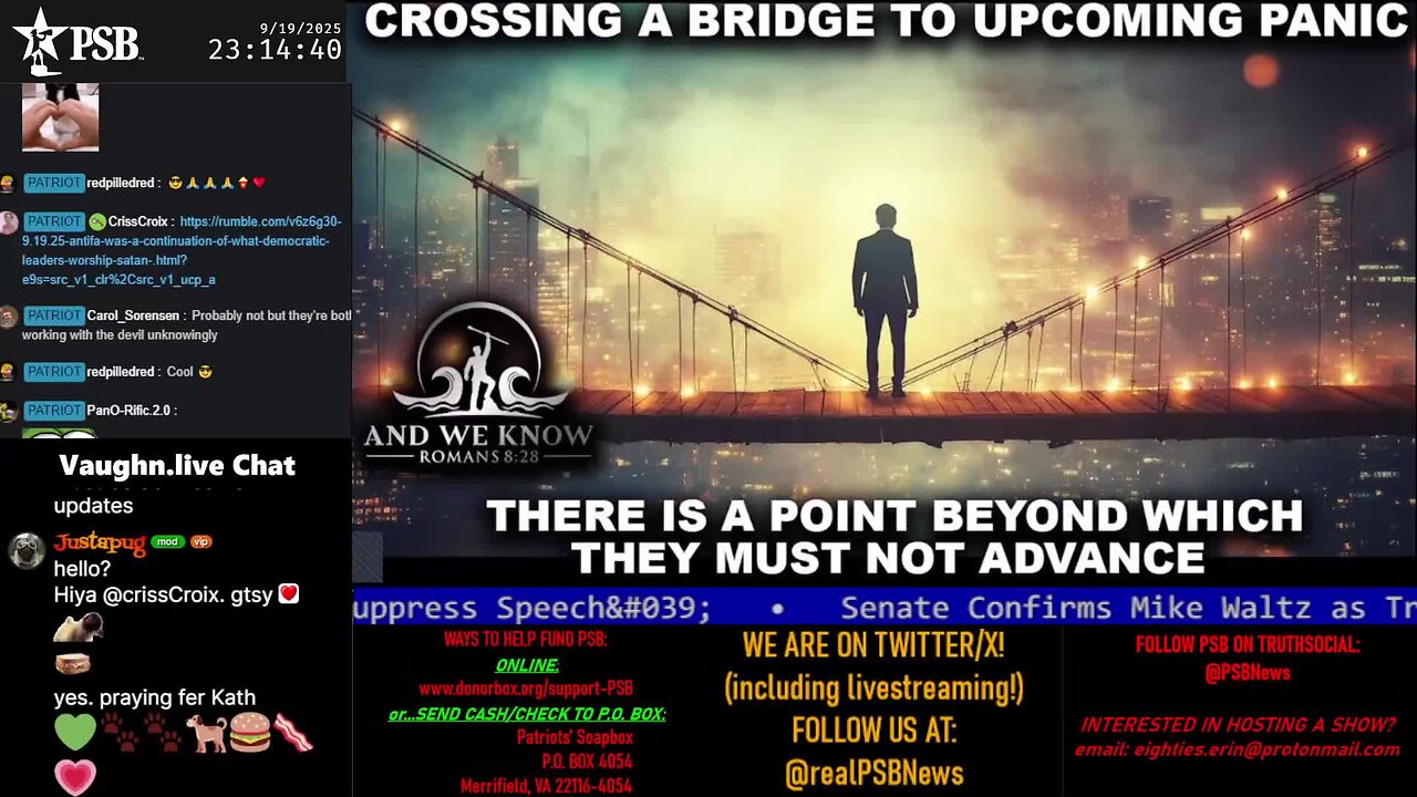 2025-09-19 23:09 EDT - Crossing the Matrix: with Chris