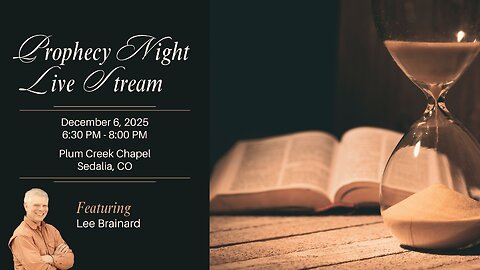 BONUS PODCAST: Prophecy Night Livestream
