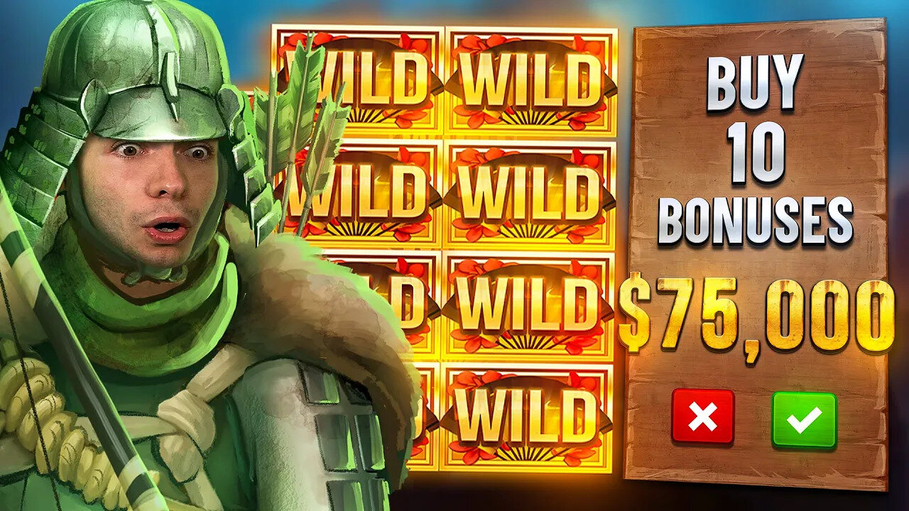 HIGHROLL SHOGUN SPINS ON BUSHIDO 🏮 $7,500 BONUS BUYS