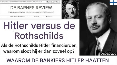 Hitler versus de Rothschilds (terroristenfamilie) - The Barnes Review 2021.