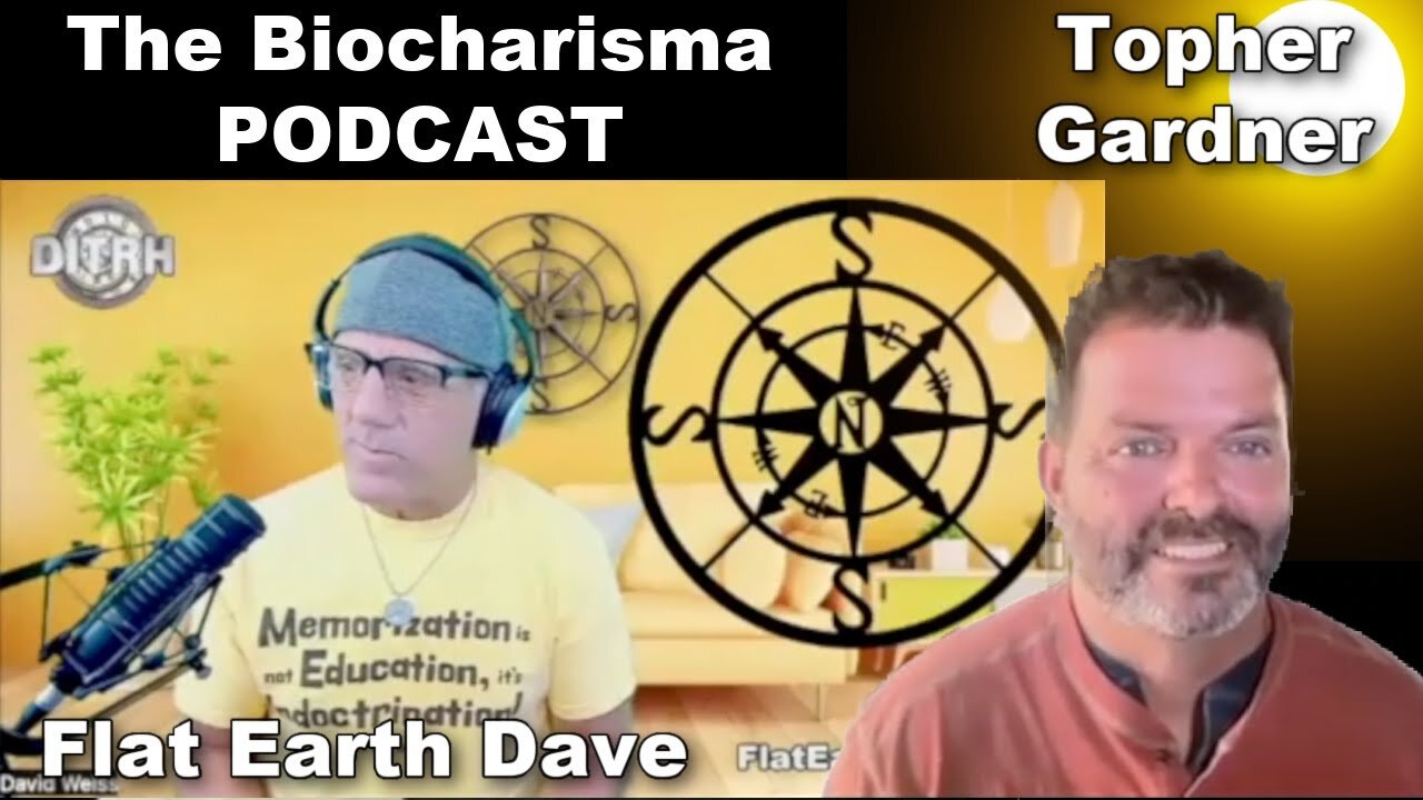 [Mar 18, 2024] The Biocharisma PODCAST with Topher Gardner - Flat Earth Dave [Flat Earth Dave Interviews 2]