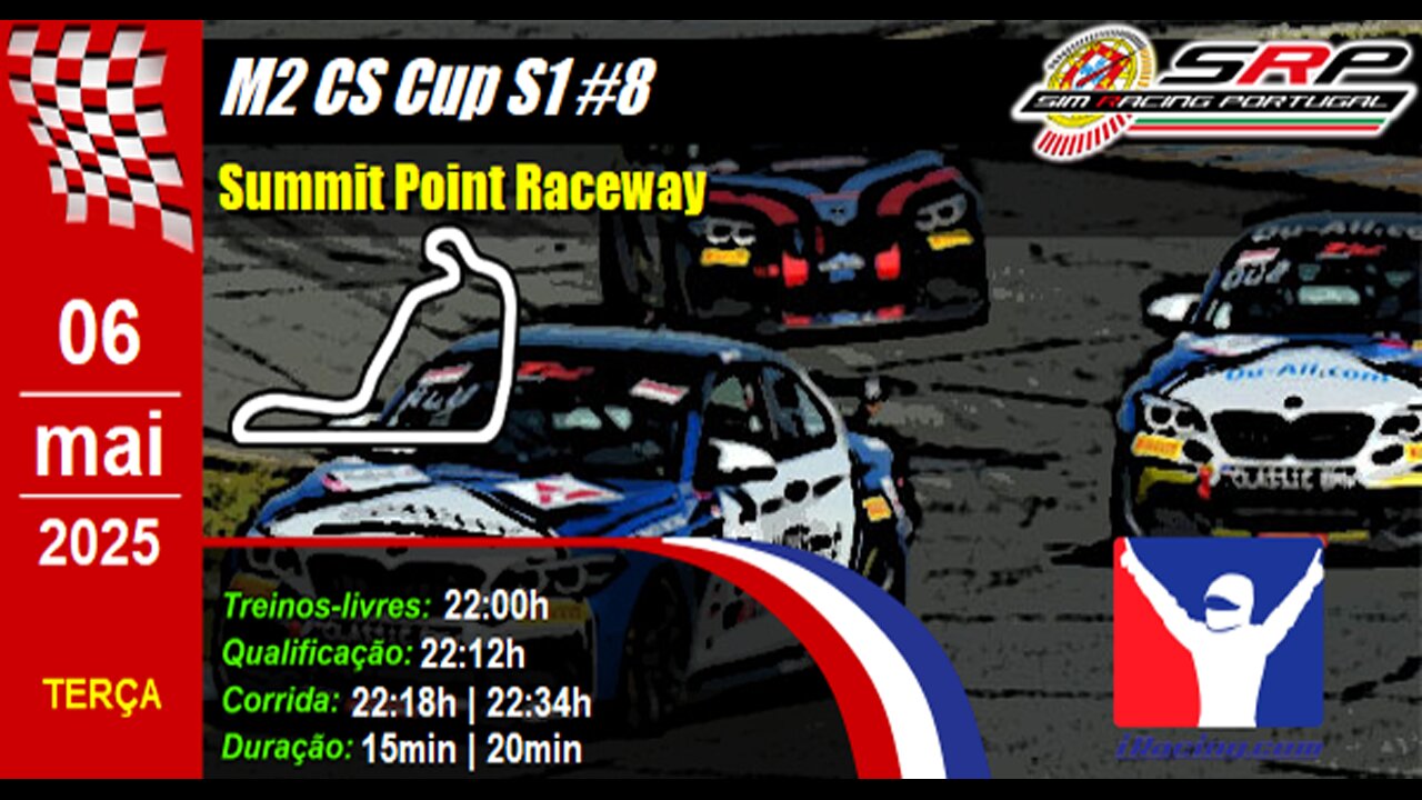 🇵🇹 [iRacing Live] 🇵🇹 M2 CS Cup S1 @ [Legacy] Phoenix Raceway - 2008 - Road Course