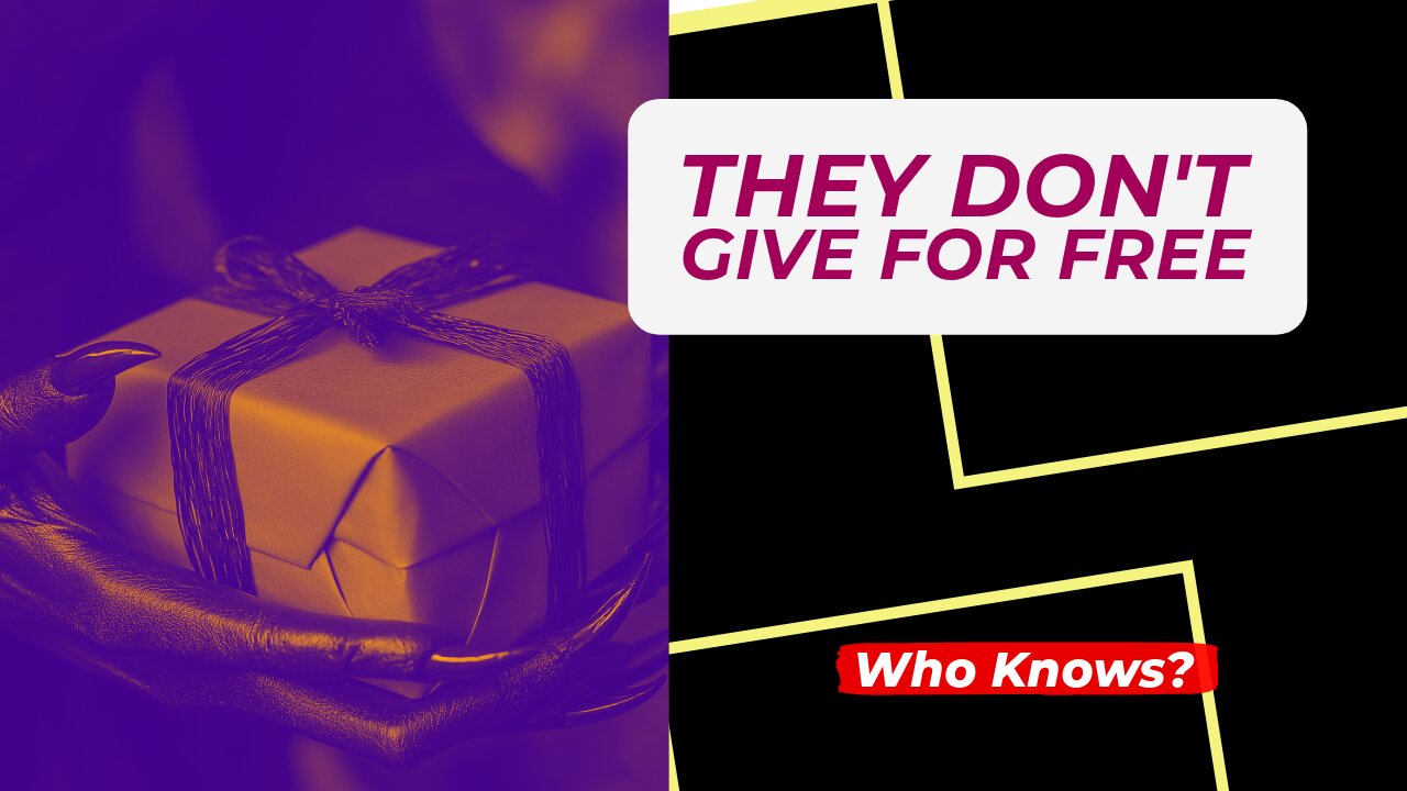 Don't accept Gifts from Narcissists 🎁