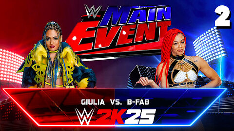 WWE 2K25 Main Event June 20th 2025 - Match 2: The Beautiful Madness!