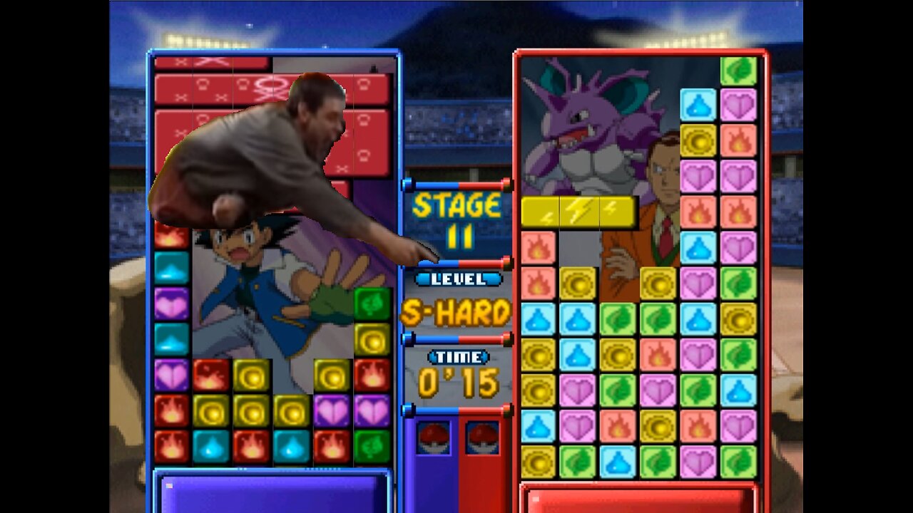 Pokémon Puzzle League (N64): Super Hard (IGT = 18:09, No Continues)