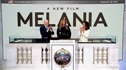 First Lady of the United States opened the trading session at the