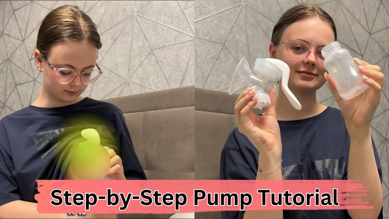 How to Use a Manual Breast Pump | Easy Assembly & Usage Guide #breastfeeding #breastpump #breast