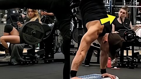 🔥Scaring People in The Gym With Calisthenics #60