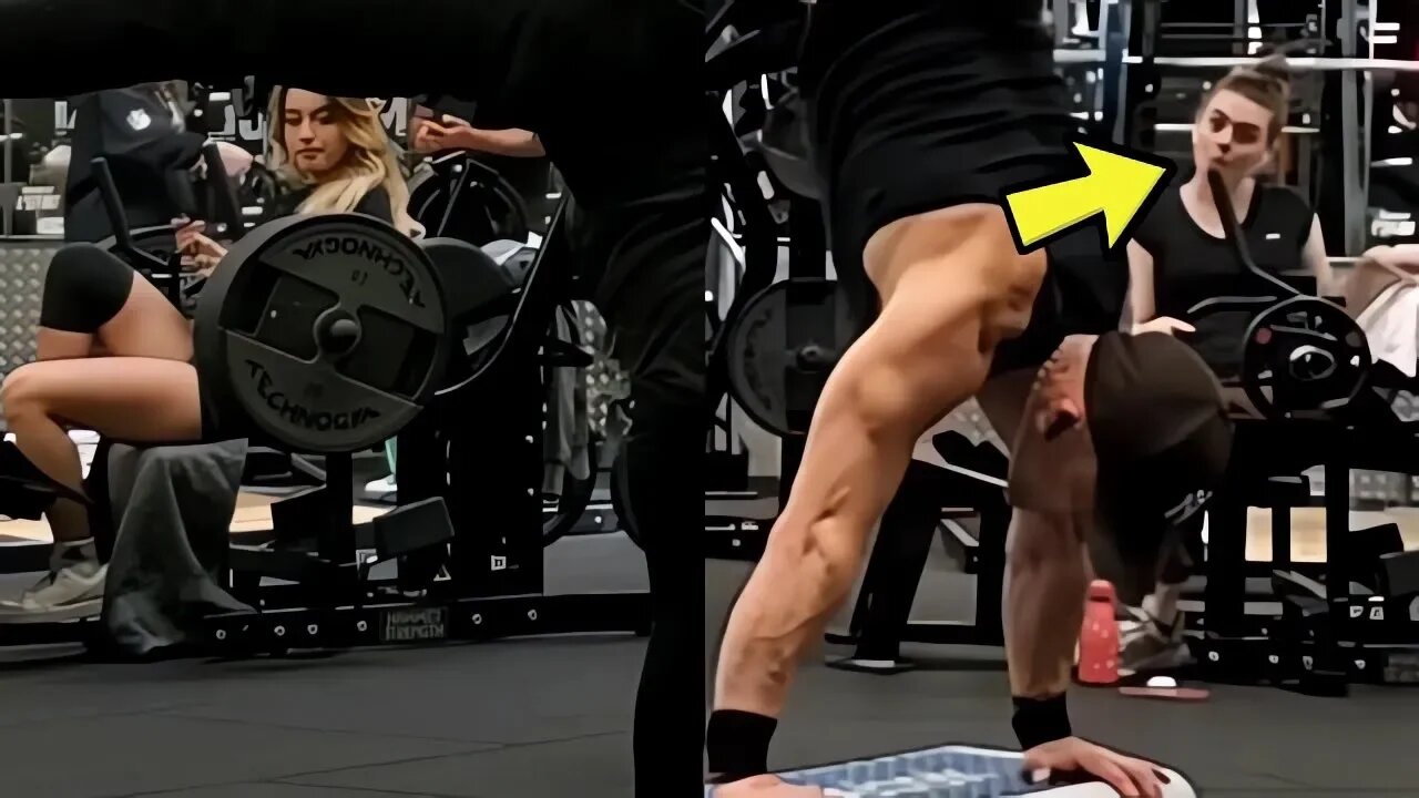🔥Scaring People in The Gym With Calisthenics #60