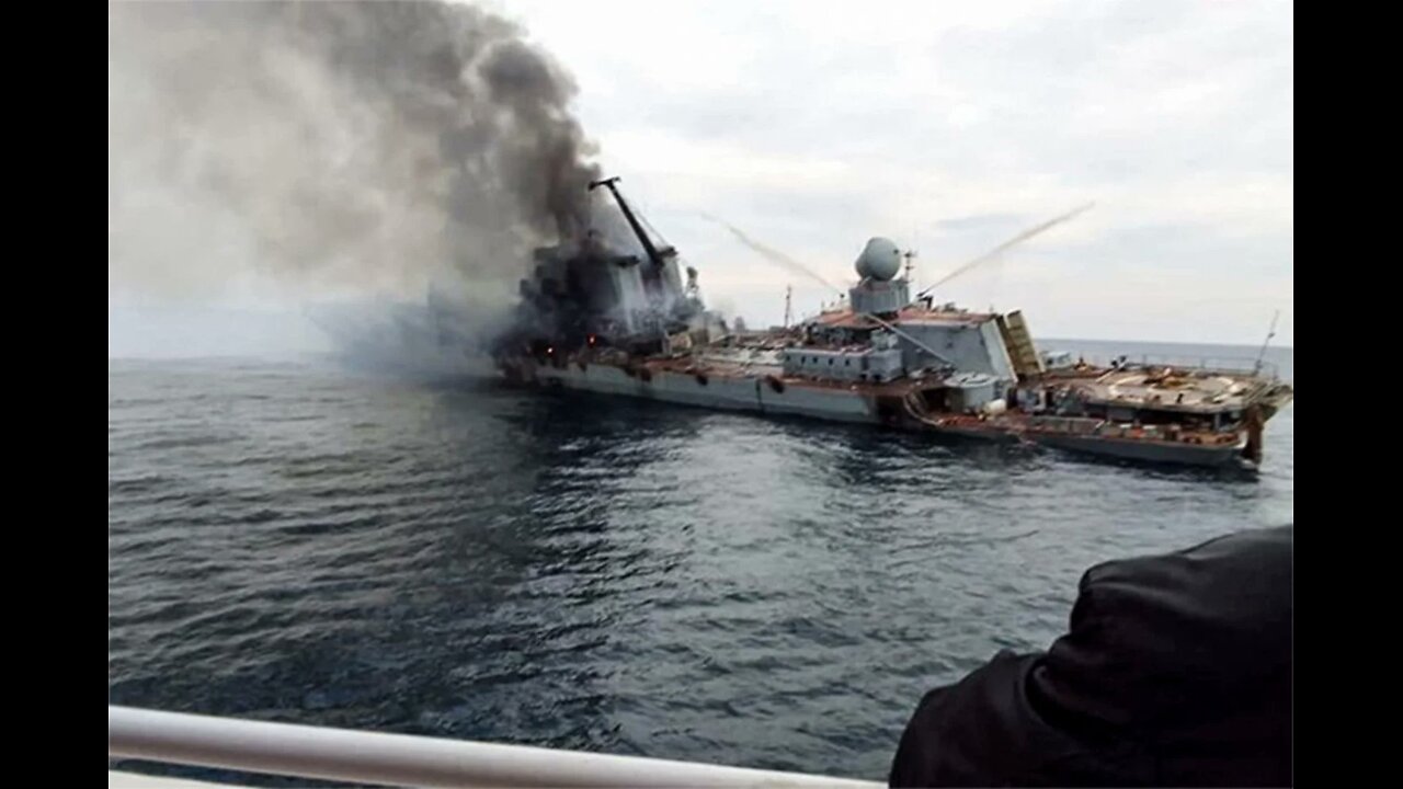3 years ago Ukraine sank the Russian Black Sea Fleet Flagship Moskva