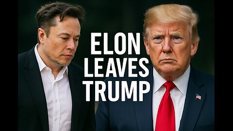 Elon musk leaves Donald Trump 😱